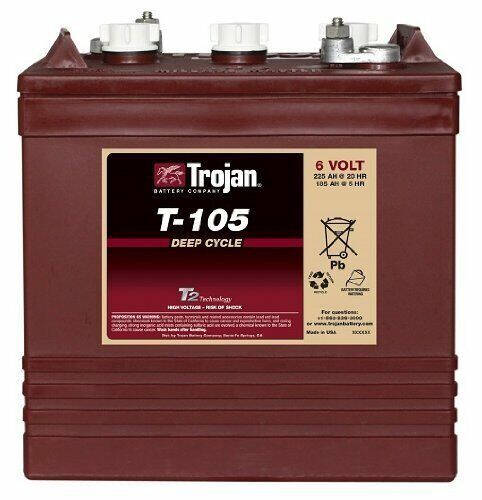  Trojan Battery 6 Volt T - 105 for sale at Area 31 Golf Carts - Trojan Batteries in Acme PA