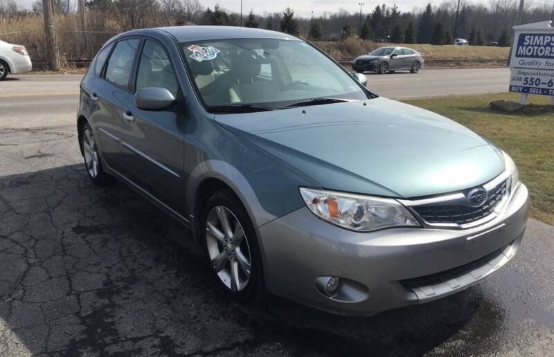 2009 Subaru Impreza for sale at SIMPSON MOTORS in Youngstown OH