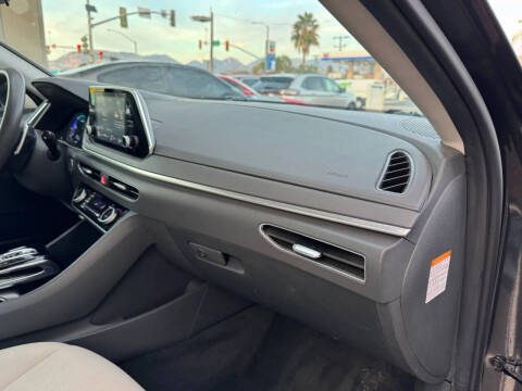 2021 Hyundai Sonata Hybrid Blue