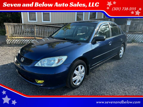 2004 Honda Civic for sale at Seven and Below Auto Sales, LLC in Rockville MD