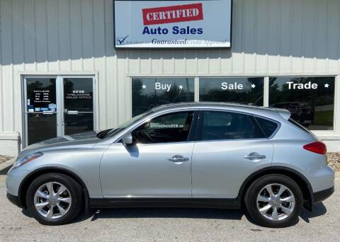 2008 Infiniti EX35 for sale at Certified Auto Sales in Des Moines IA