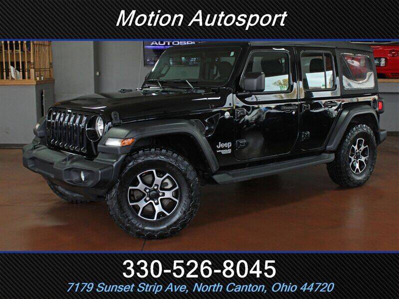 2018 Jeep Wrangler Unlimited for sale at Motion Auto Sport in North Canton OH