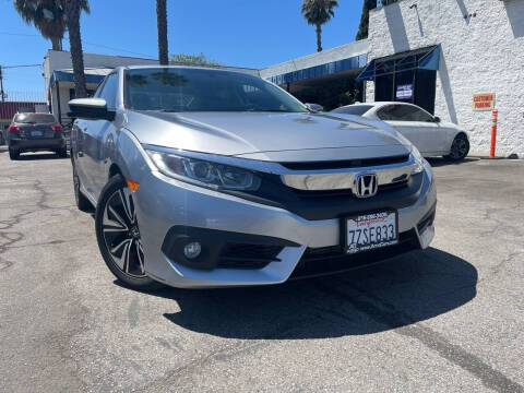 2017 Honda Civic for sale at Galaxy of Cars in North Hills CA