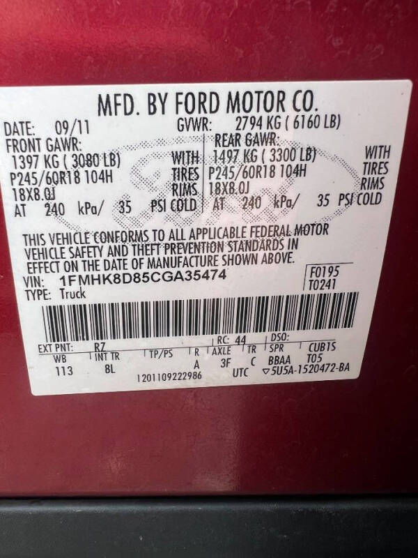 2012 Ford Explorer XLT