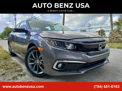 2019 Honda Civic for sale at AUTO BENZ USA in Fort Lauderdale FL