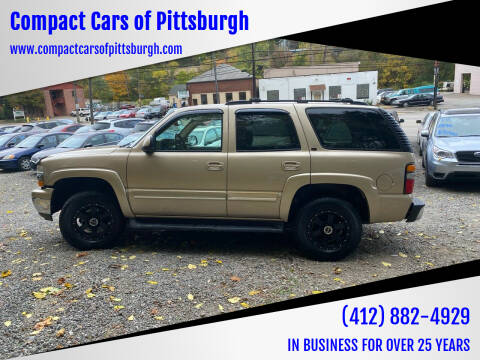 2006 Chevrolet Tahoe for sale at Compact Cars of Pittsburgh in Pittsburgh PA