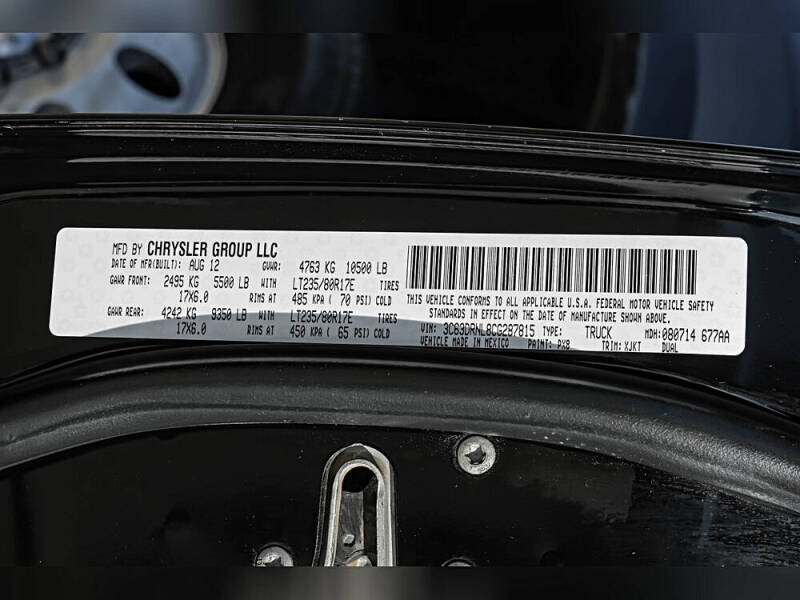 2012 RAM 3500 Laramie Longhorn