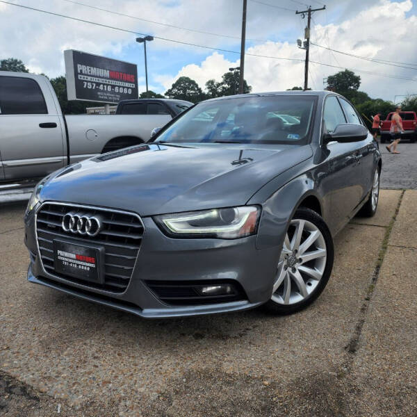 2013 Audi A4 for sale at Premium Motor's LLC in Norfolk VA