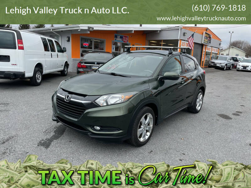 2016 Honda HR-V for sale at Lehigh Valley Truck n Auto LLC. in Schnecksville PA