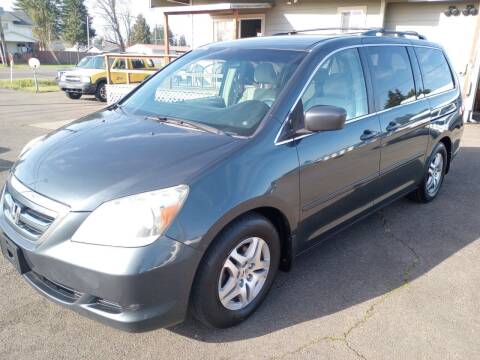 2006 Honda Odyssey for sale at S and Z Auto Sales LLC in Hubbard OR