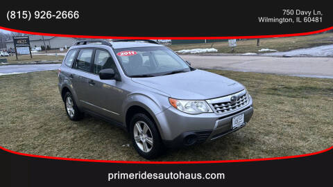 2011 Subaru Forester for sale at Prime Rides Autohaus in Wilmington IL
