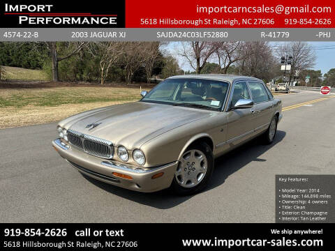 2003 Jaguar XJ-Series for sale at Import Performance Sales in Raleigh NC