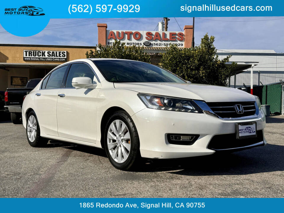 2013 Honda Accord for sale at Best Buy Motors in Signal Hill, CA