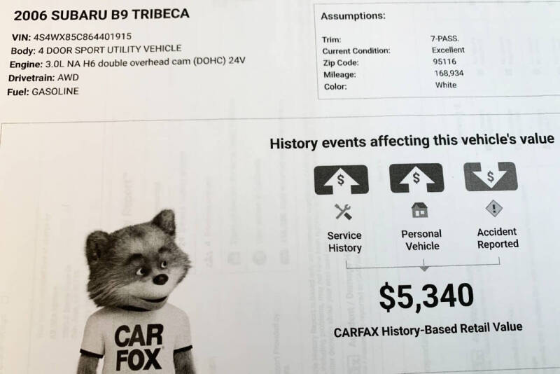 2006 Subaru B9 Tribeca Tribeca