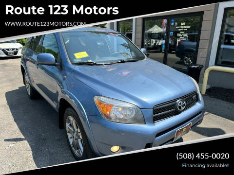 2008 Toyota RAV4 for sale at Route 123 Motors in Norton MA