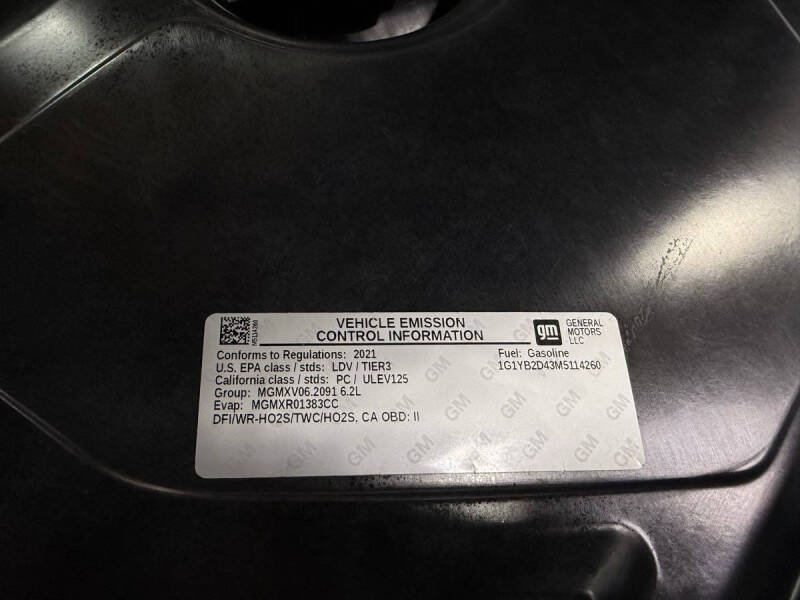 2021 Chevrolet Corvette Stingray