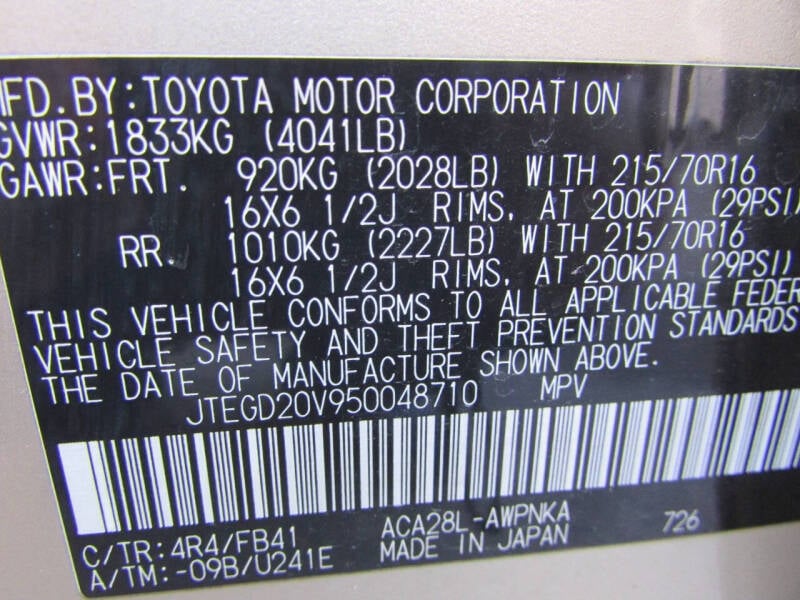 2005 Toyota RAV4 Base photo 29