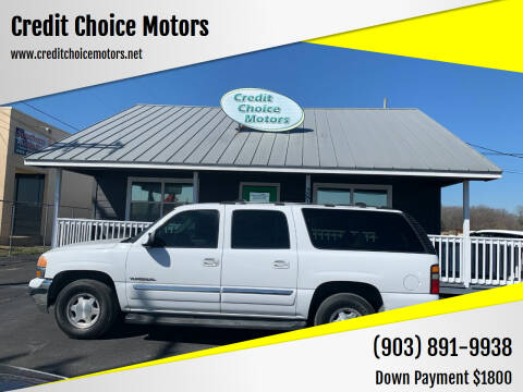 2004 GMC Yukon XL for sale at Credit Choice Motors in Sherman TX