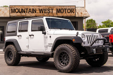 2016 Jeep Wrangler Unlimited for sale at MOUNTAIN WEST MOTOR LLC in Logan UT