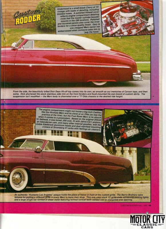 1949 Mercury Custom Convertible