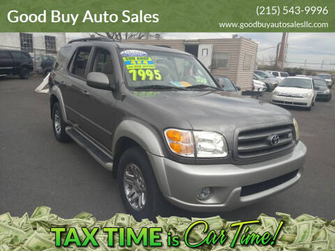 2003 Toyota Sequoia for sale at Good Buy Auto Sales in Philadelphia PA
