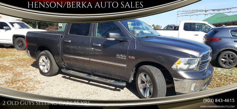 2014 RAM 1500 for sale at HENSON/BERKA AUTO SALES in Gilmer TX