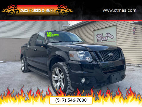 2010 Ford Explorer Sport Trac for sale at Cars Trucks & More in Howell MI