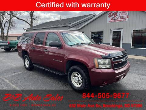 2008 Chevrolet Suburban for sale at B & B Auto Sales in Brookings SD