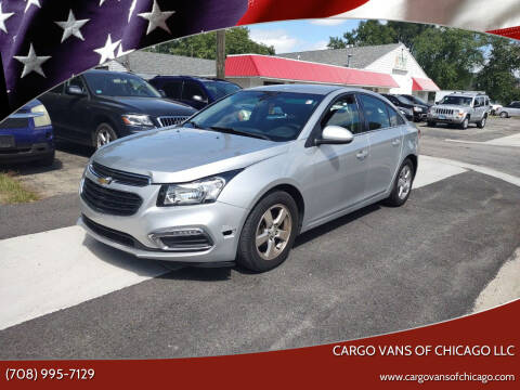 2015 Chevrolet Cruze for sale at Cargo Vans of Chicago LLC in Bradley IL