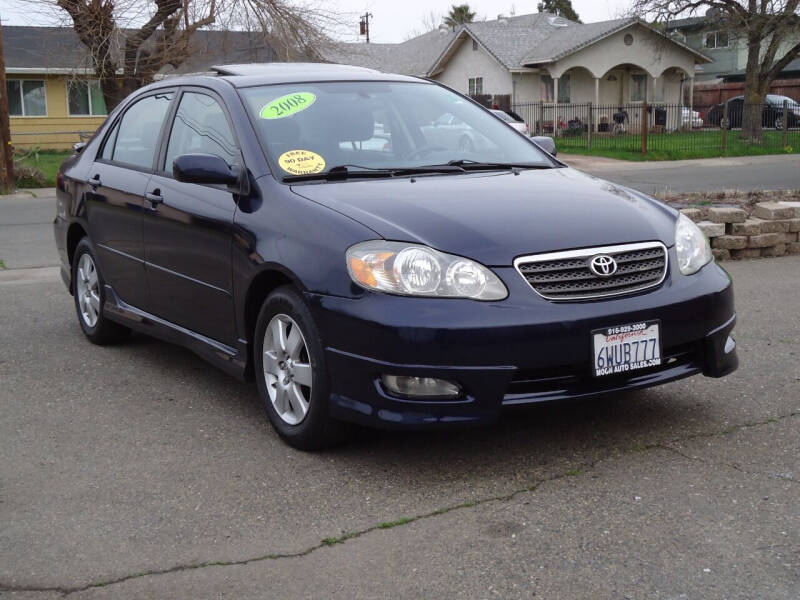 2008 Toyota Corolla for sale at Moon Auto Sales in Sacramento CA