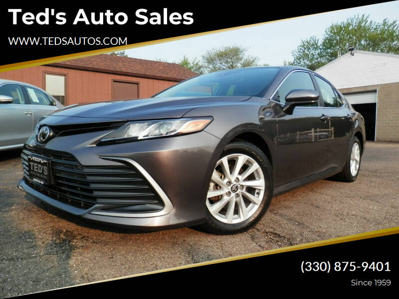 2022 Toyota Camry for sale at Ted's Auto Sales in Louisville OH