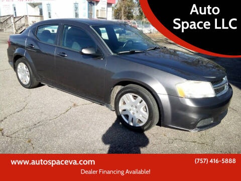 2014 Dodge Avenger for sale at Auto Space LLC in Norfolk VA