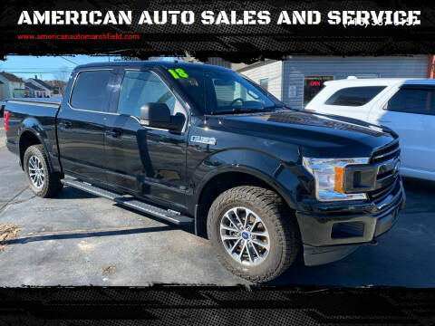 2018 Ford F-150 for sale at AMERICAN AUTO SALES AND SERVICE in Marshfield WI