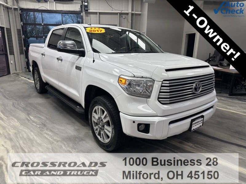 2017 Toyota Tundra for sale at Crossroads Car and Truck - Crossroads Car & Truck - Mulberry in Milford OH