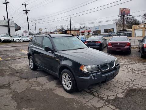 2004 BMW X3 for sale at Green Ride Inc in Nashville TN