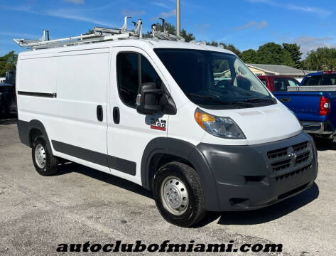 2017 RAM ProMaster for sale at AUTO CLUB OF MIAMI, INC in Miami FL