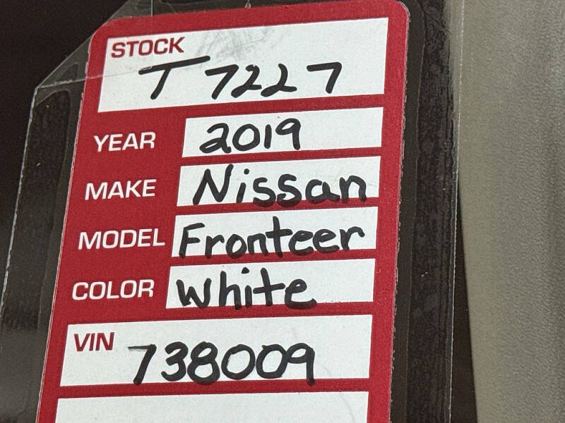2019 Nissan Frontier