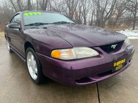 1996 Ford Mustang for sale at 51 Auto Sales Ltd in Portage WI