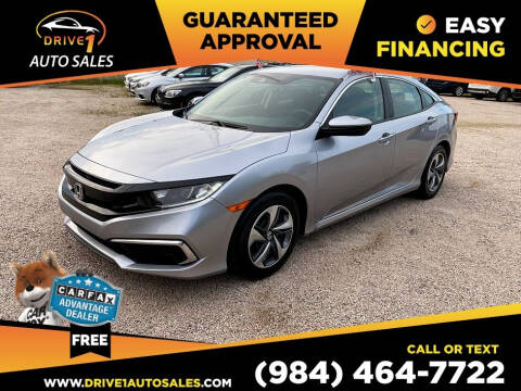 2019 Honda Civic for sale at Drive 1 Auto Sales in Wake Forest NC