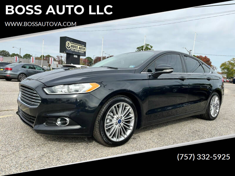 2014 Ford Fusion for sale at BOSS AUTO LLC in Norfolk VA