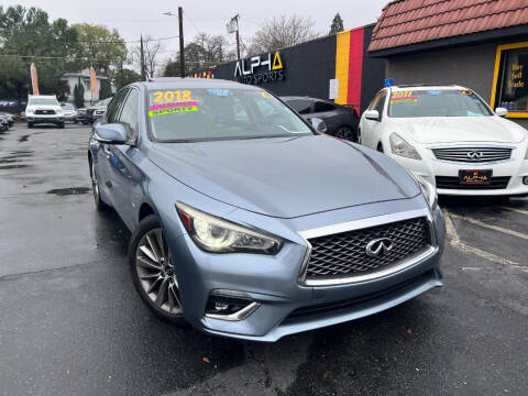 2018 Infiniti Q50 for sale at Alpha AutoSports in Roseville CA