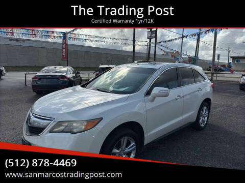 2014 Acura RDX for sale at The Trading Post in San Marcos TX