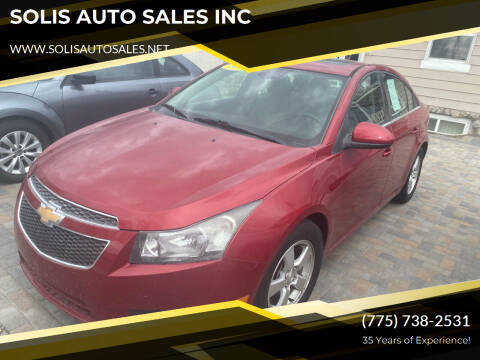 2013 Chevrolet Cruze for sale at SOLIS AUTO SALES INC in Elko NV