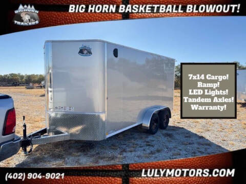 2025 R&M 7x14 V-Nose Enclosed Cargo for sale at Luly Motors-Trailers in Lincoln NE
