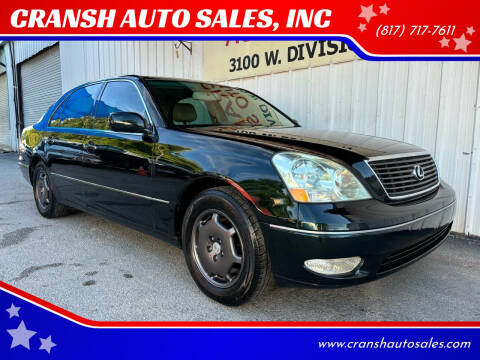 2003 Lexus LS 430 for sale at CRANSH AUTO SALES, INC in Arlington TX