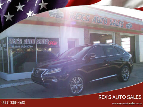 2013 Lexus RX 350 for sale at Rex's Auto Sales in Junction City KS
