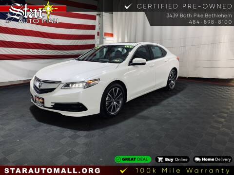 2015 Acura TLX for sale at STAR AUTO MALL 512 in Bethlehem PA