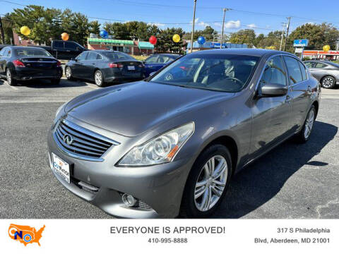 2013 Infiniti G37 Sedan for sale at Car Nation in Aberdeen MD