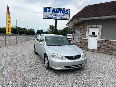2002 Toyota Camry for sale at 83 Autos in York PA