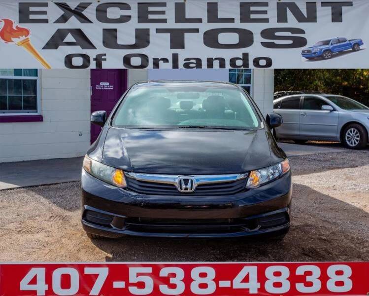 2012 Honda Civic for sale at Excellent Autos of Orlando in Orlando FL